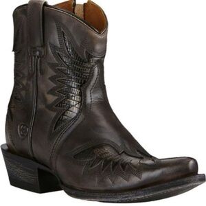 Ariat Women's Brown Leather Ankle Boots
